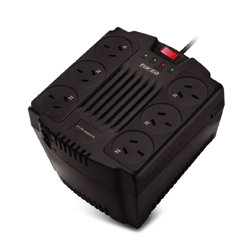 ESTABILIZADOR DE TENSION FVR-2202A 2200VA/1100W 6-IRAM RJ-45